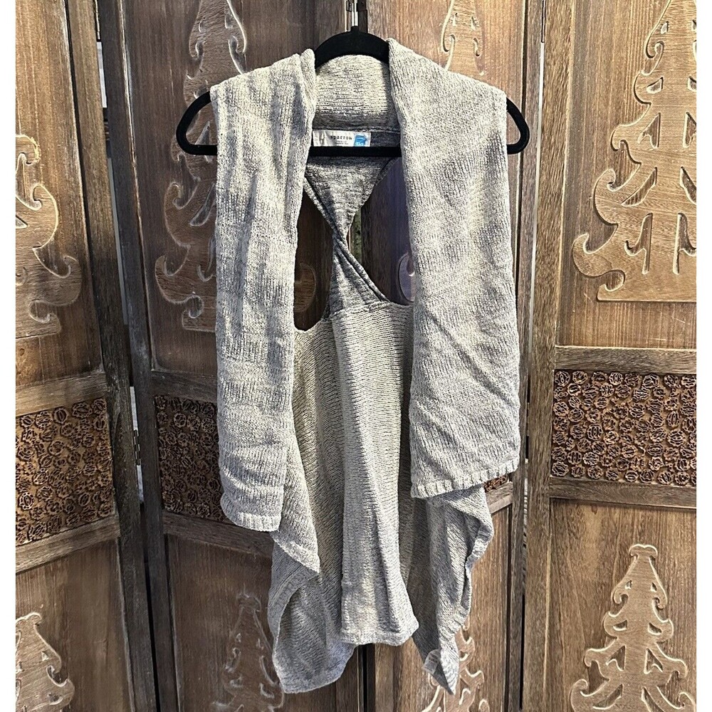 Sparrow Anthropologie Open Knit Vest Size XS/ S C14